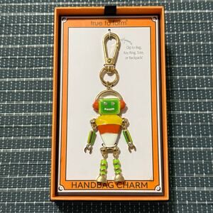 NEW | True to Form | Candy Corn Robot Bag Charm / Key Chain Charm
